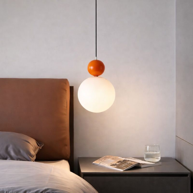 Modern Glass Pendant Light for Cafe Bar Counter