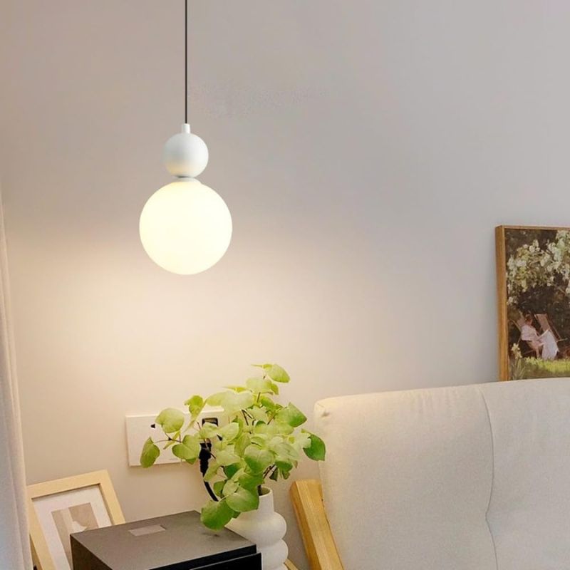 Modern Glass Pendant Light for Cafe Bar Counter