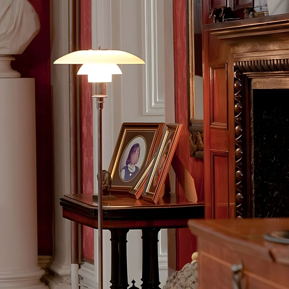 Modern Chrome Floor Lamp for Hotels