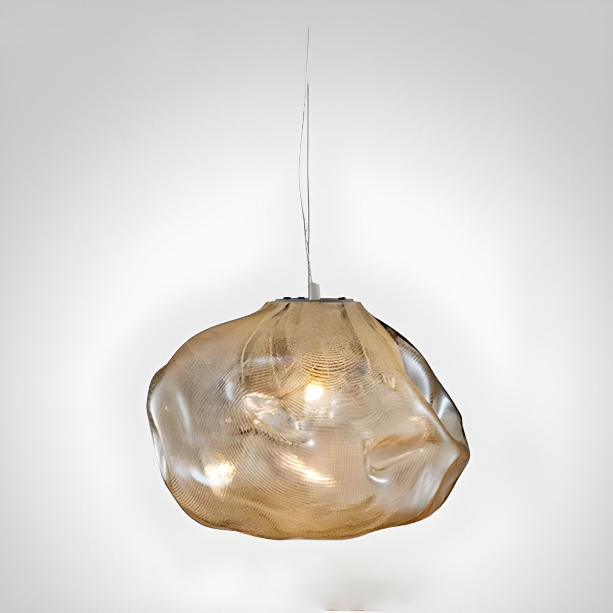 Suspension nordique en verre au Design nuage
