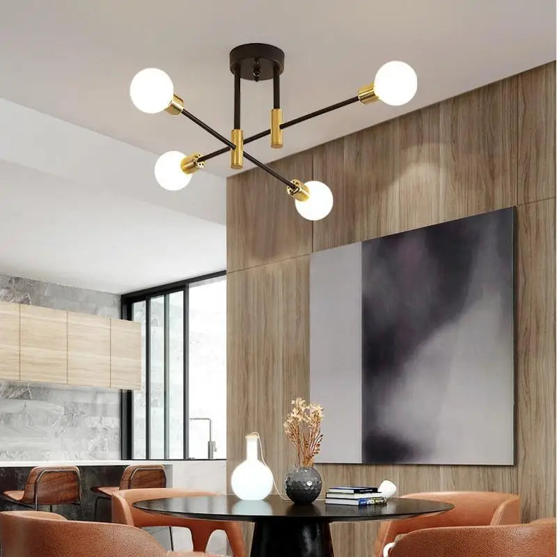 Plafond moderne suspension luminaire E27 lustre suspension lampe chambre salle à manger salon pour la décoration de la maison éclairage intérieur