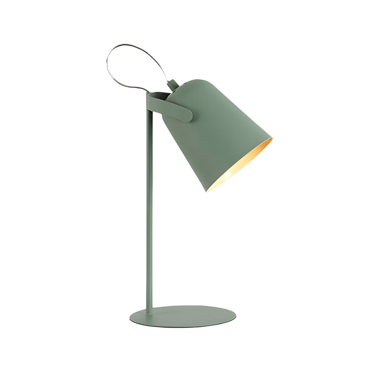 Modern Desk Lamp with Cylindrical Shade