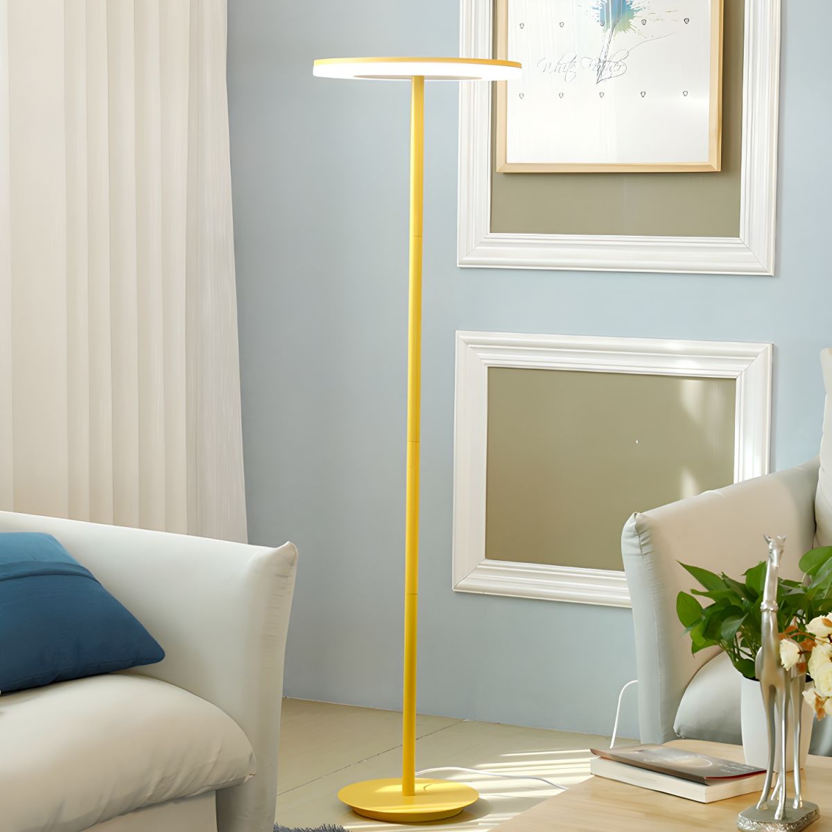 Simplistic LED Mushroom Floor Lamp