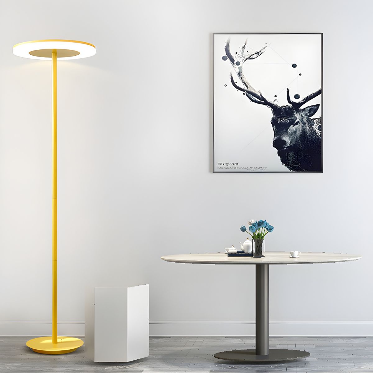 Simplistic LED Mushroom Floor Lamp