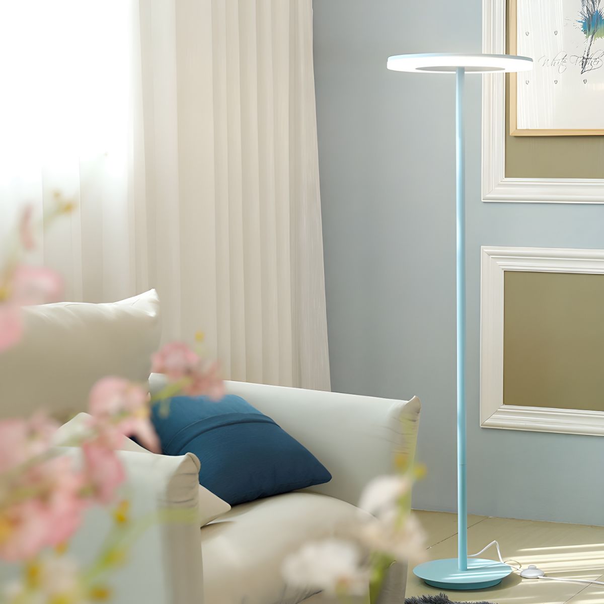 Simplistic LED Mushroom Floor Lamp