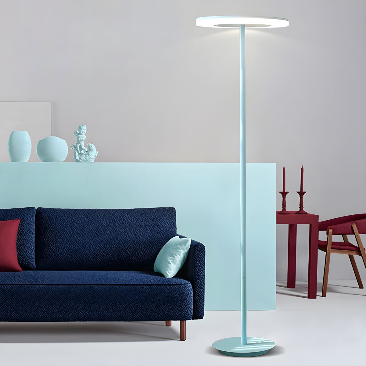 Simplistic LED Mushroom Floor Lamp