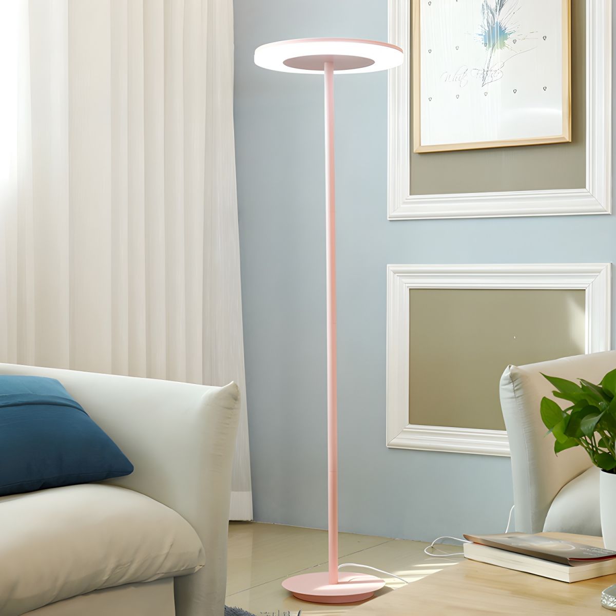 Simplistic LED Mushroom Floor Lamp