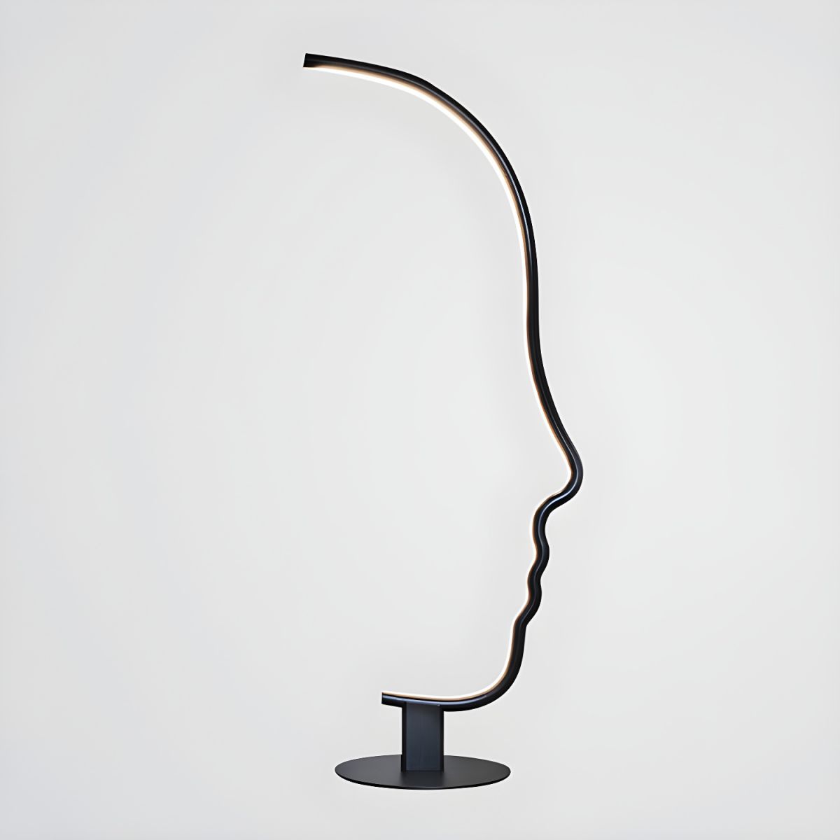 Human Face Nordic LED Floor Lamp