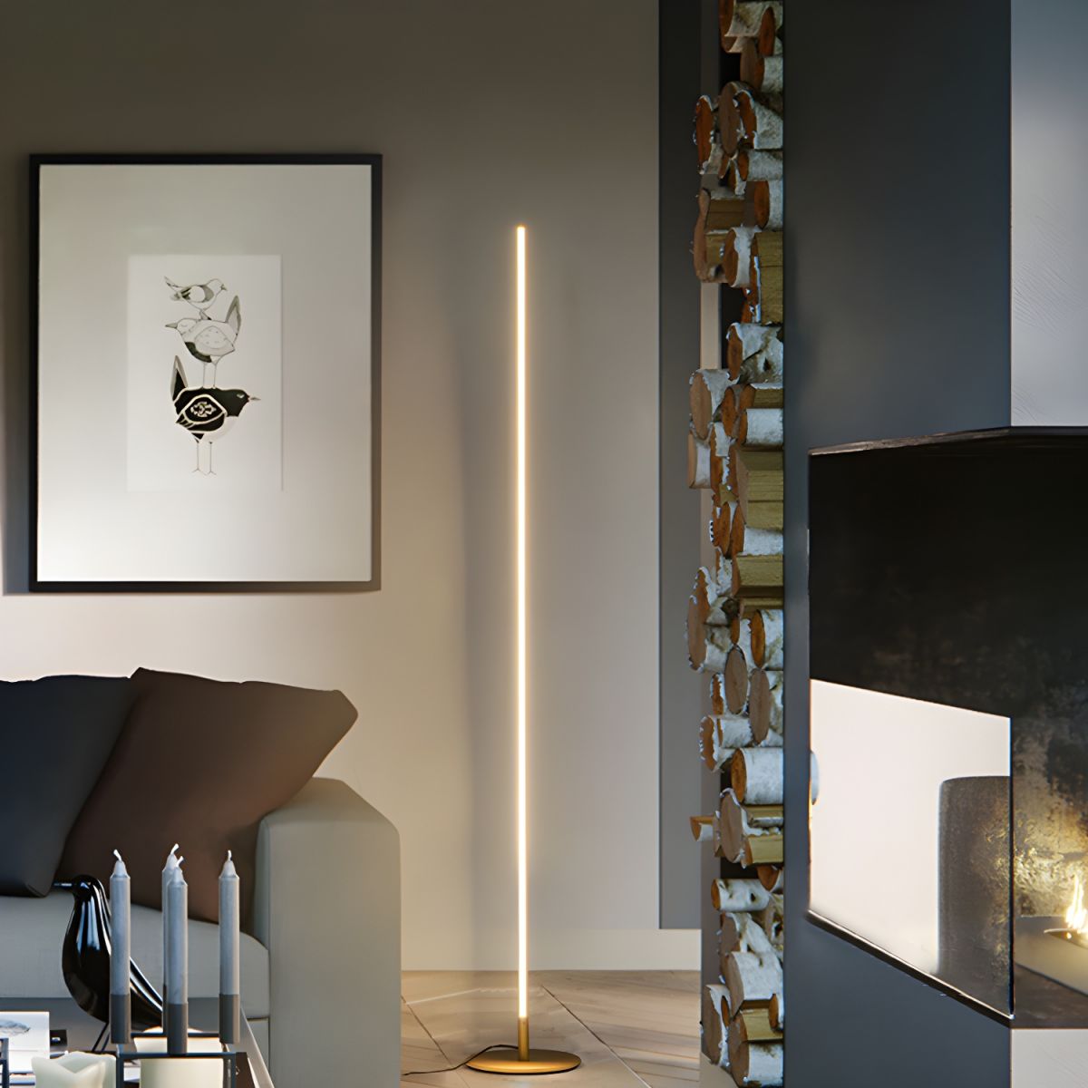 Lucien Minimalist LED Floor Lamp