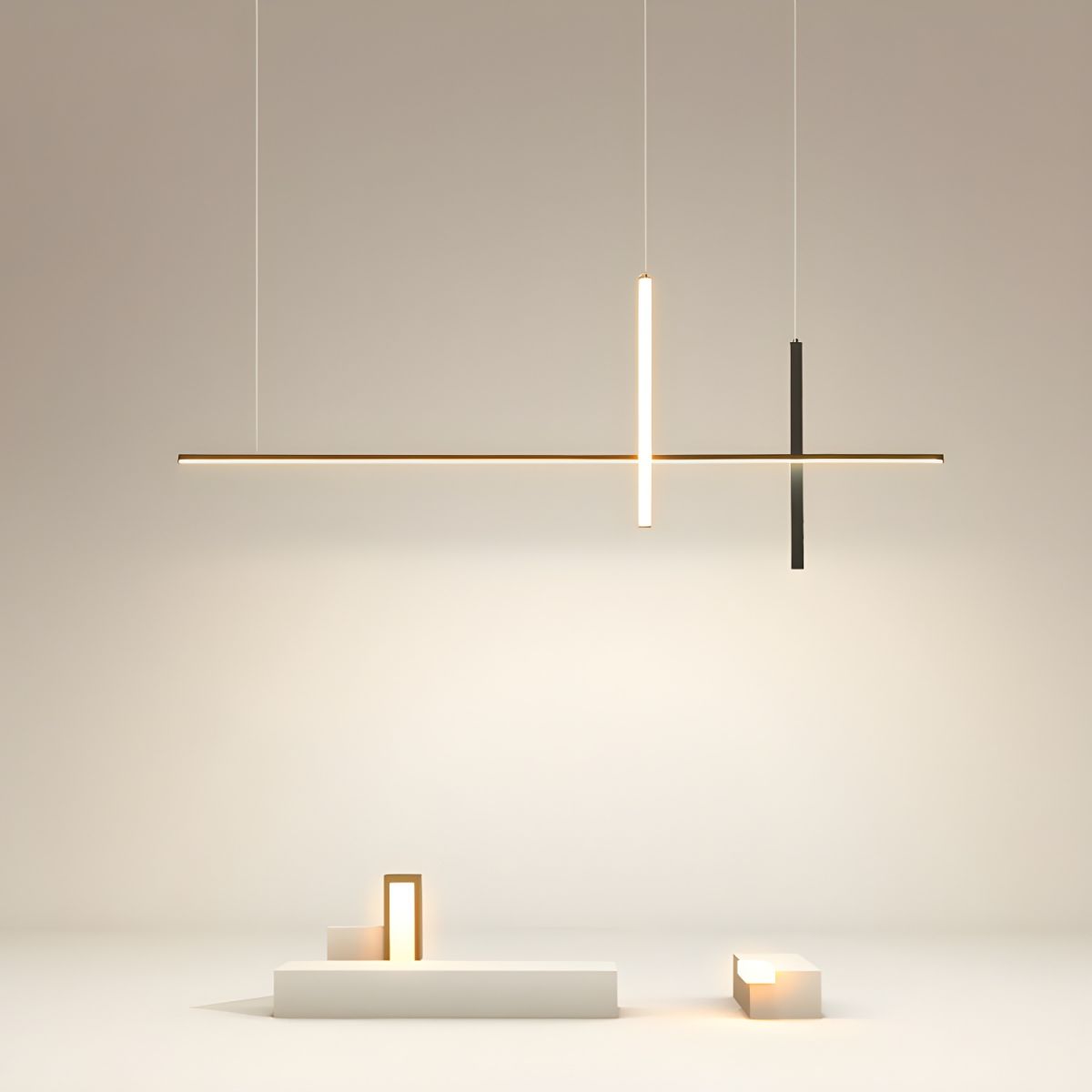 Lustre Led minimaliste moderne dimmable noir pour Table salle à manger cuisine Bar Suspension éclairage Suspension Design Lustre