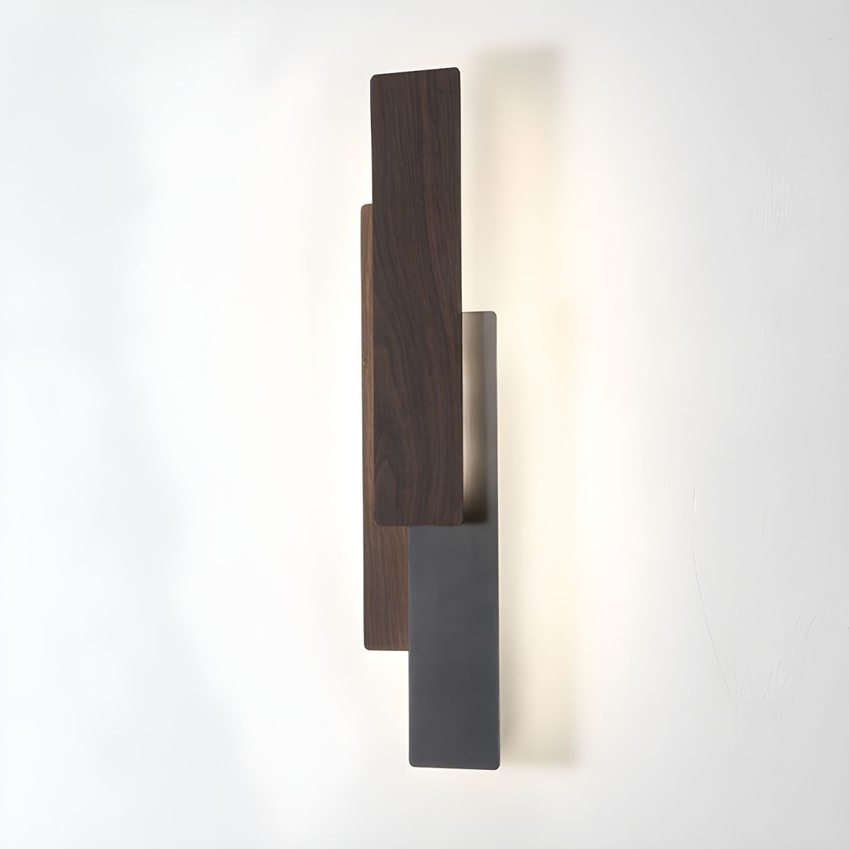 Modern Natural Wood Wall Sconce