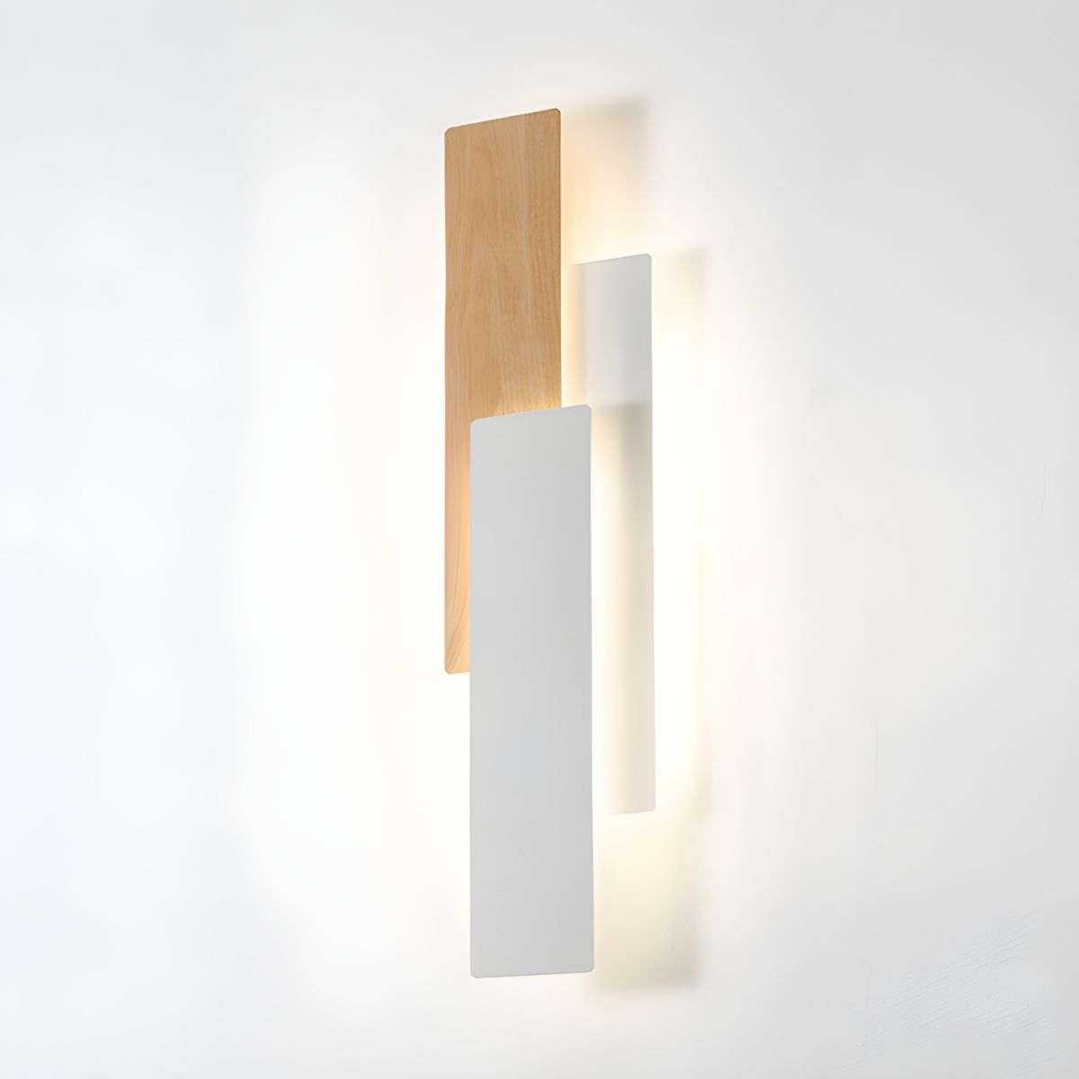 Modern Natural Wood Wall Sconce