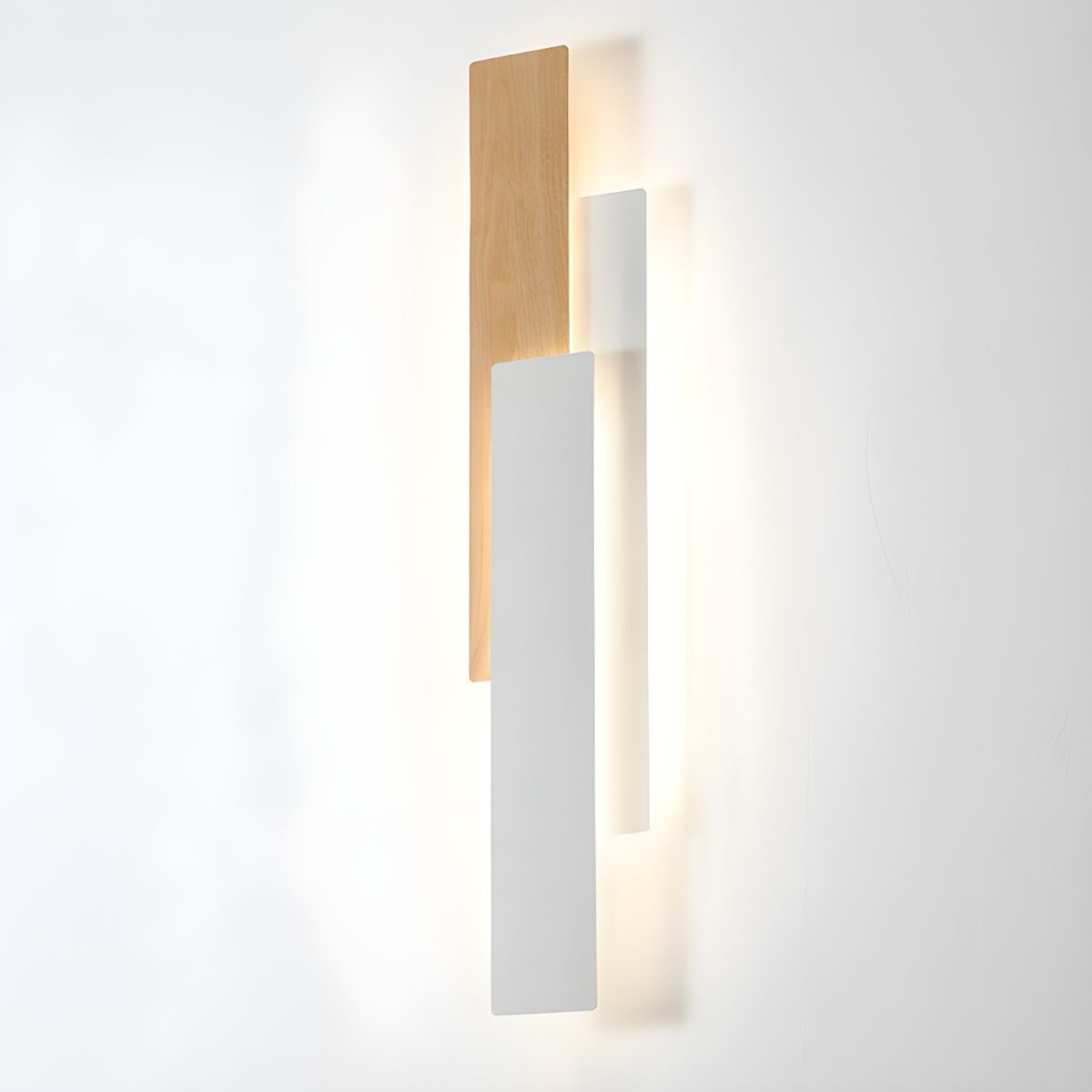 Modern Natural Wood Wall Sconce