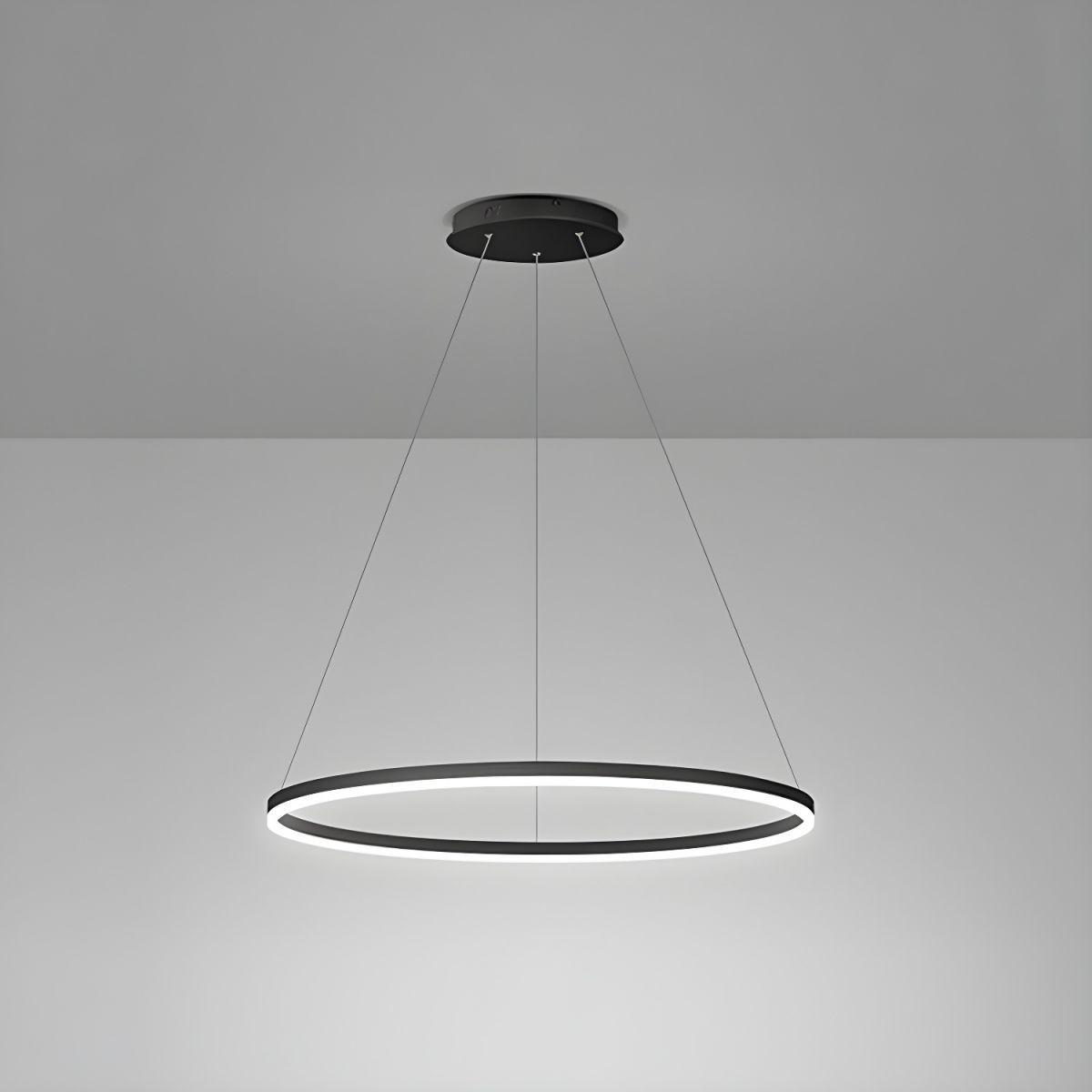 31.5" Modern LED Pendant Light Circle Design