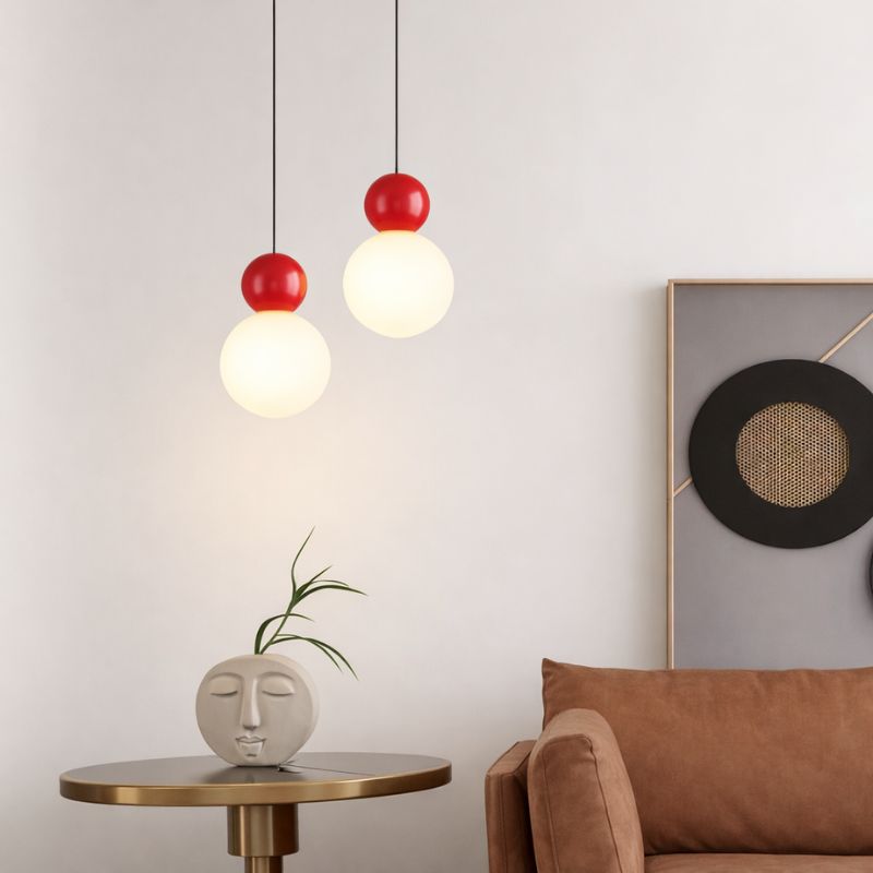 Modern Glass Pendant Light for Cafe Bar Counter