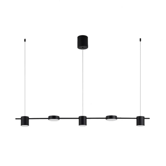 Modern LED Chandelier with Multiple Metal Spots - Ainoa