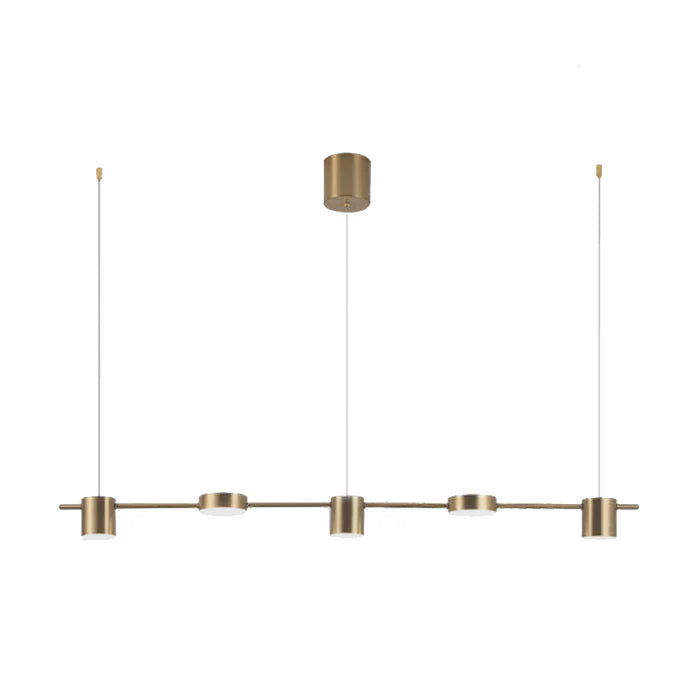 Modern LED Chandelier with Multiple Metal Spots - Ainoa