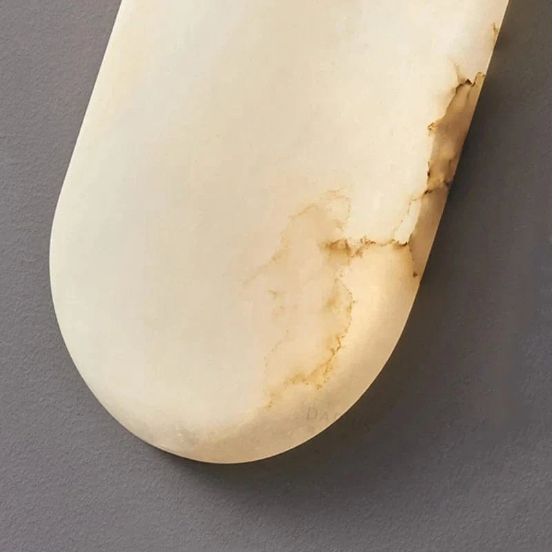 18W LED Wall Sconce - Semi-Cylinder Marble Imitation Norenza