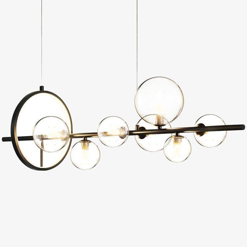 LED Suspension Light with Multiple Glass Spheres - Loft Style