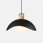 Modern Nordic Wood and Aluminum Pendant Light