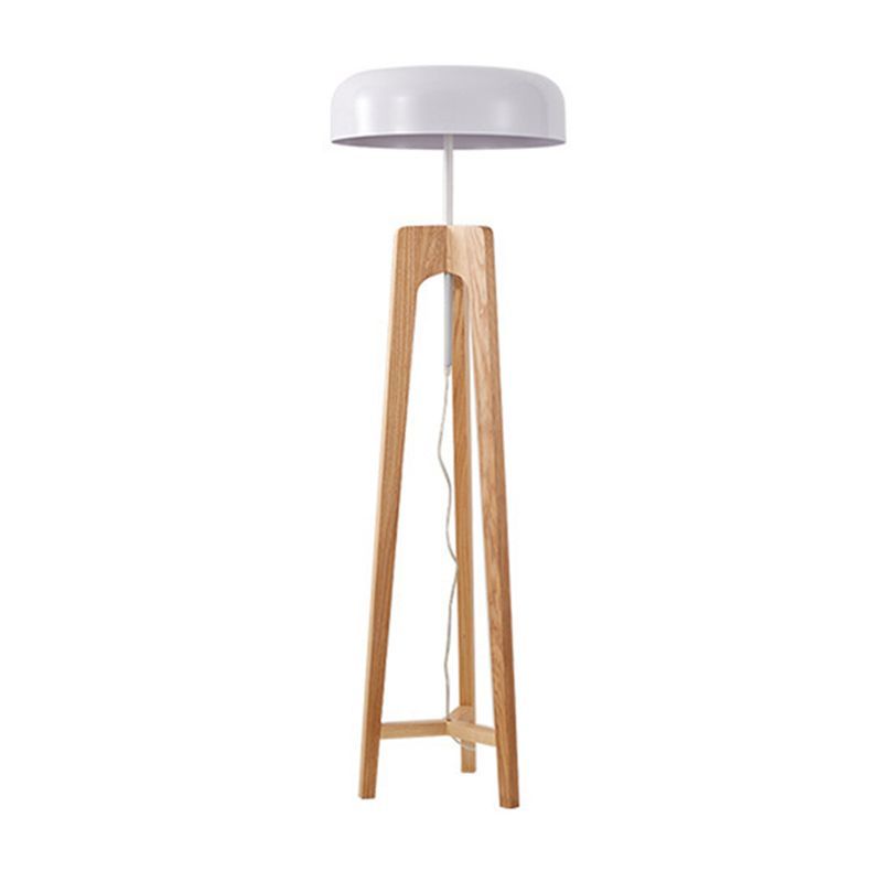 Classic Wooden Floor Lamp