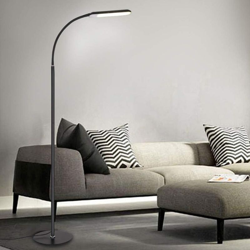 Modern LED Floor Lamp with Touch Switch and Remote Control