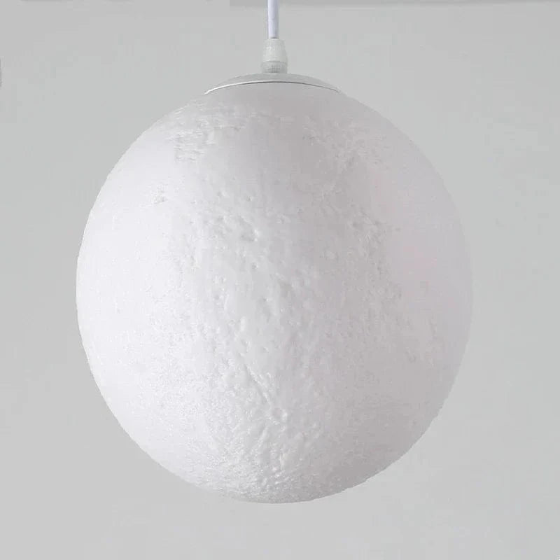 3D Printed Moon Ball Pendant Norenza