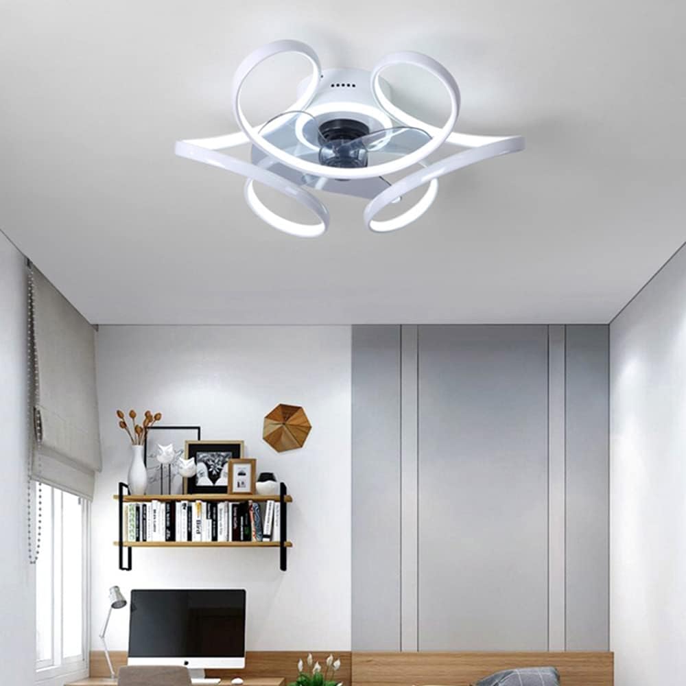 Modern LED Ceiling Fan Lamp with Remote Control