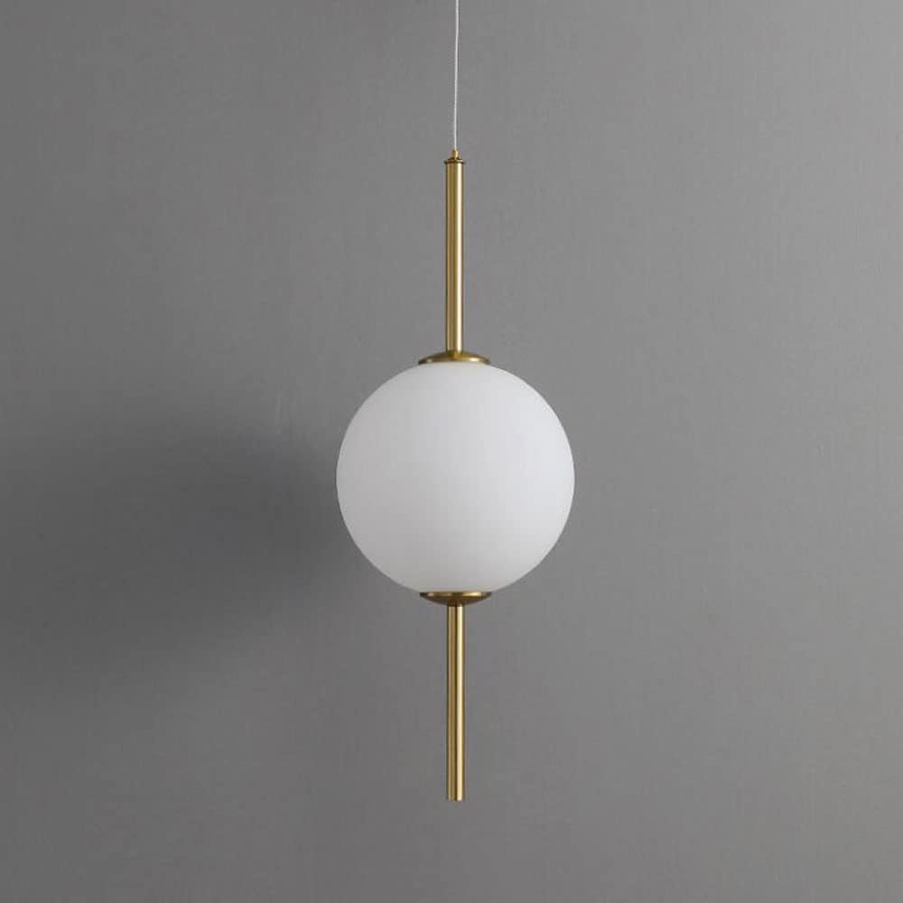 Modern Glass Ball Pendant Light for Bedroom & Entryway