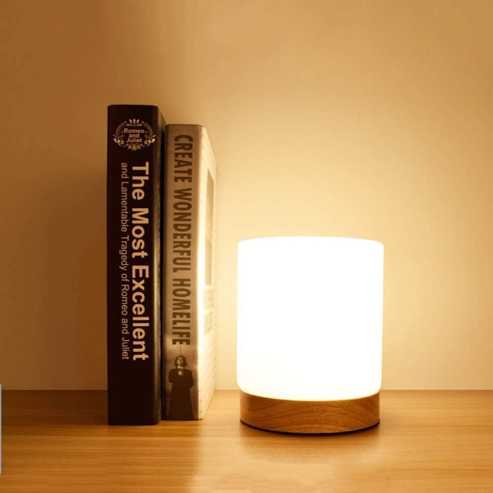 Touch-Sensitive LED Table Lamp with RGB Color Changing