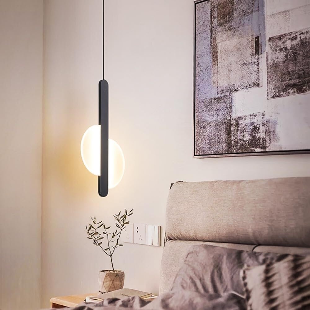 Black Acrylic LED Pendant Light