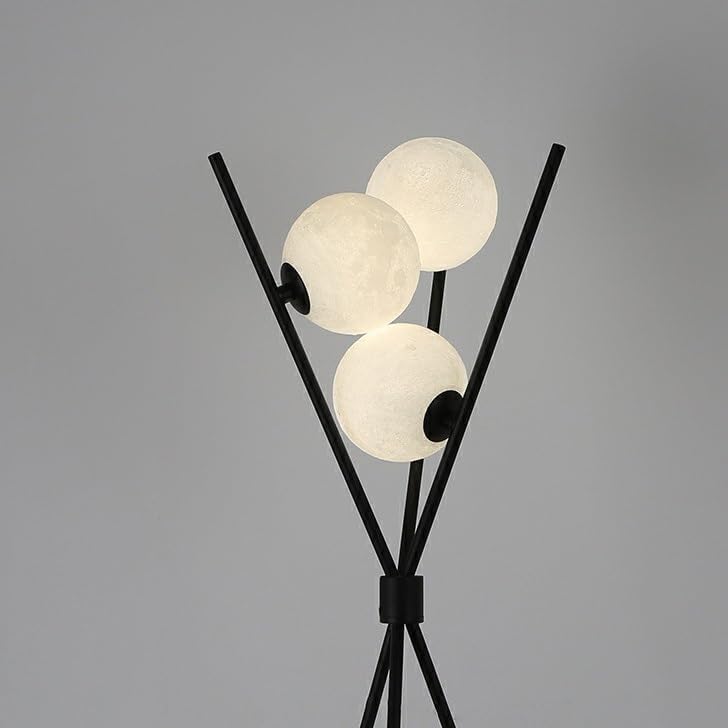 LED Moon Glass Ball Floor Lamp
