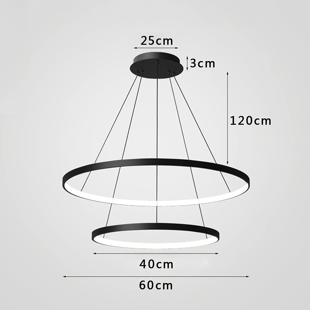 LED Hanging Ring Chandelier Design