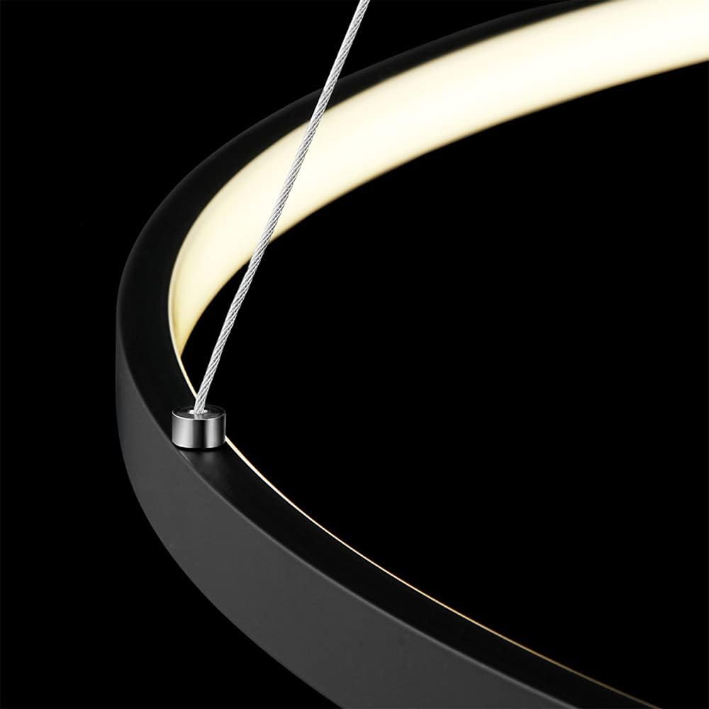 31.5" Modern LED Pendant Light Circle Design