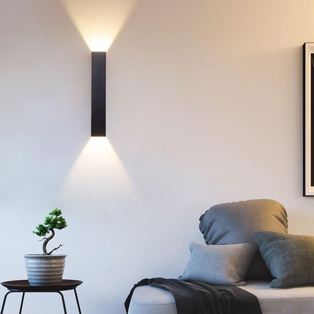 Modern Aluminum LED Wall Sconce for Home Decor - Bedroom, Living Room, Hallway Lighting