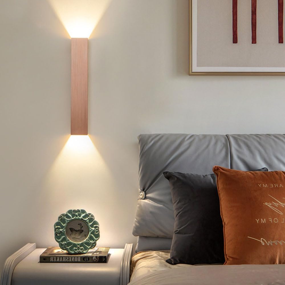 Modern Aluminum LED Wall Sconce for Home Decor - Bedroom, Living Room, Hallway Lighting