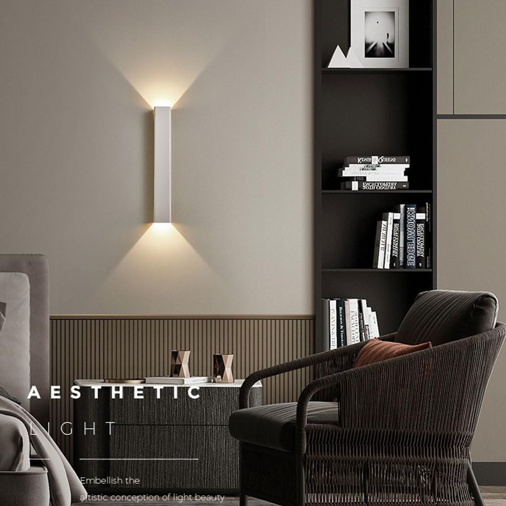 Modern Aluminum LED Wall Sconce for Home Decor - Bedroom, Living Room, Hallway Lighting