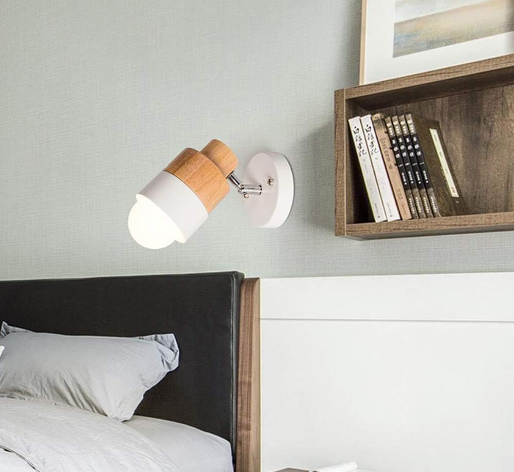 LED Spotlight with Wooden Accent