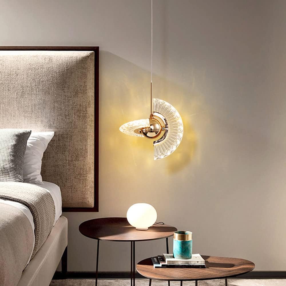 Nordic Crystal LED Ceiling Light Chandelier for Living Room & Bedroom