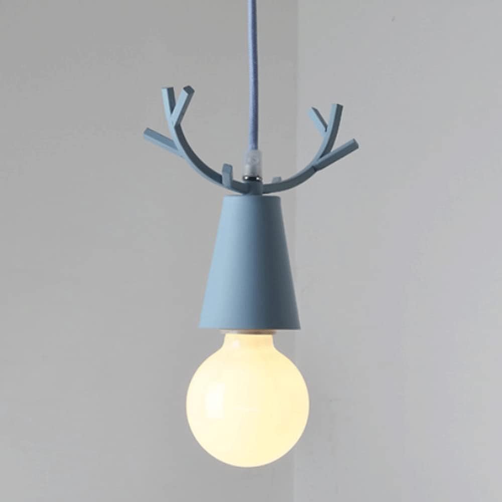 Colorful Deer Antler Cone LED Pendant Light