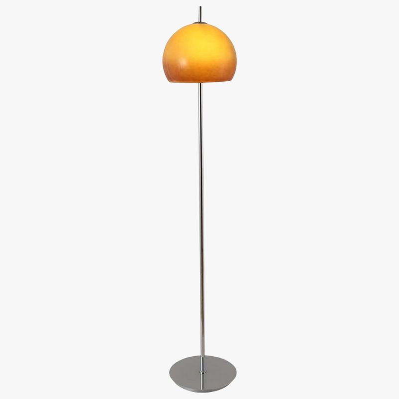 Orange Gradient Glass LED Table Lamp - Bauhaus Mushroom Design for Living Room and Bedroom Ambiance