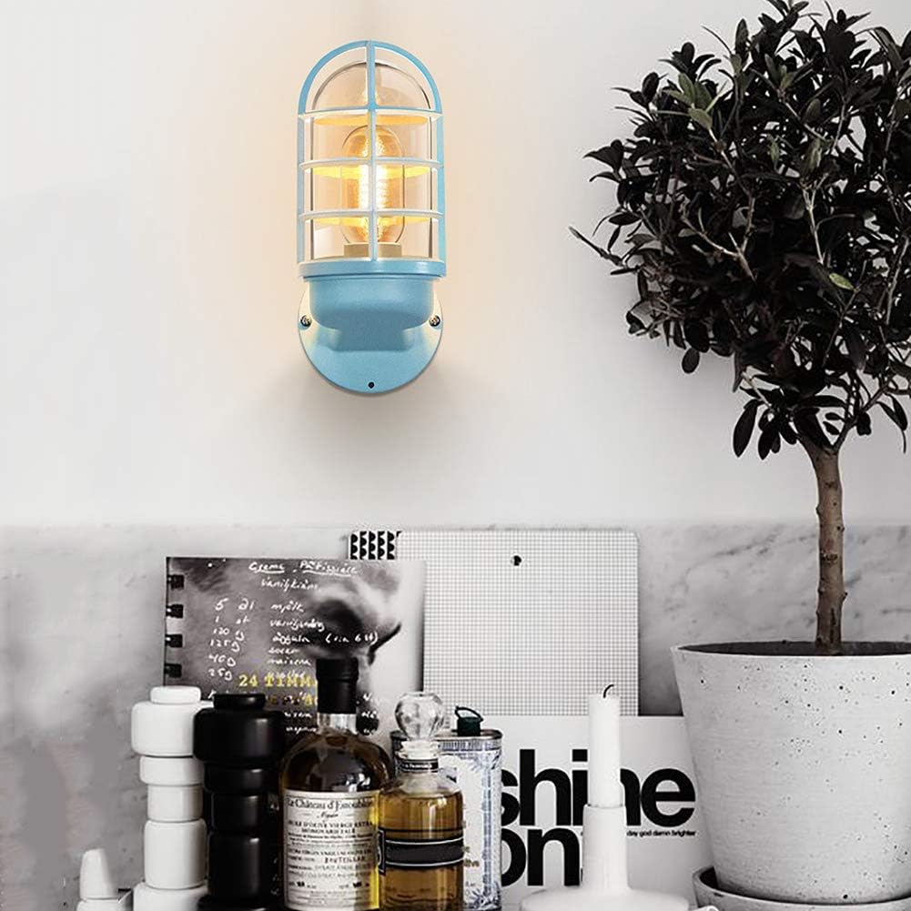 Outdoor LED Colorful Pendant Light with Cylindrical Cages