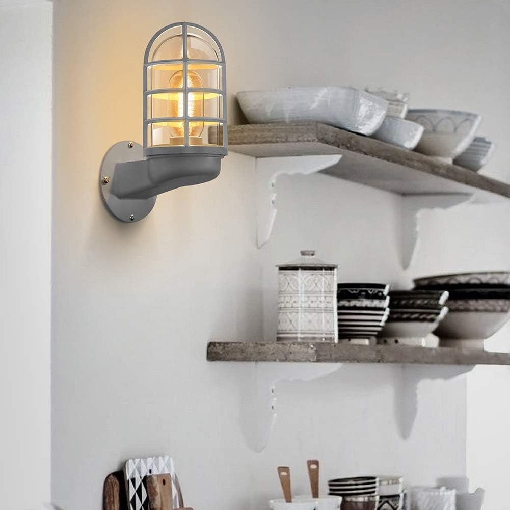 Outdoor LED Colorful Pendant Light with Cylindrical Cages