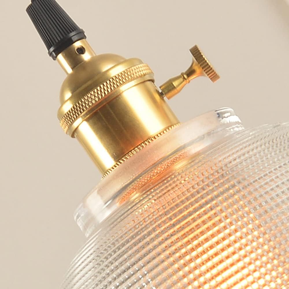 Suspension design en verre grainé style industriel Bowl