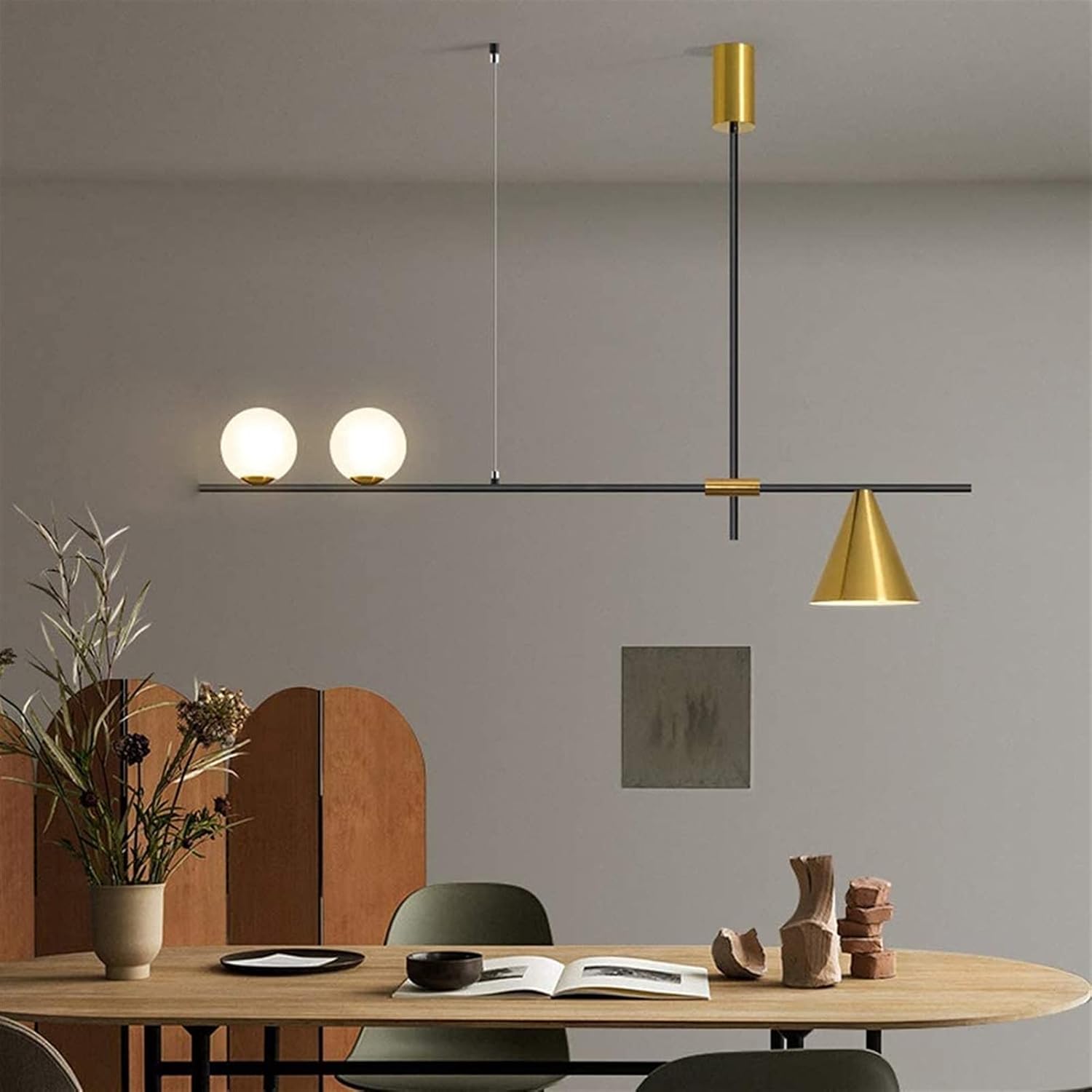 Magic Cone and Ball Design Pendant Light