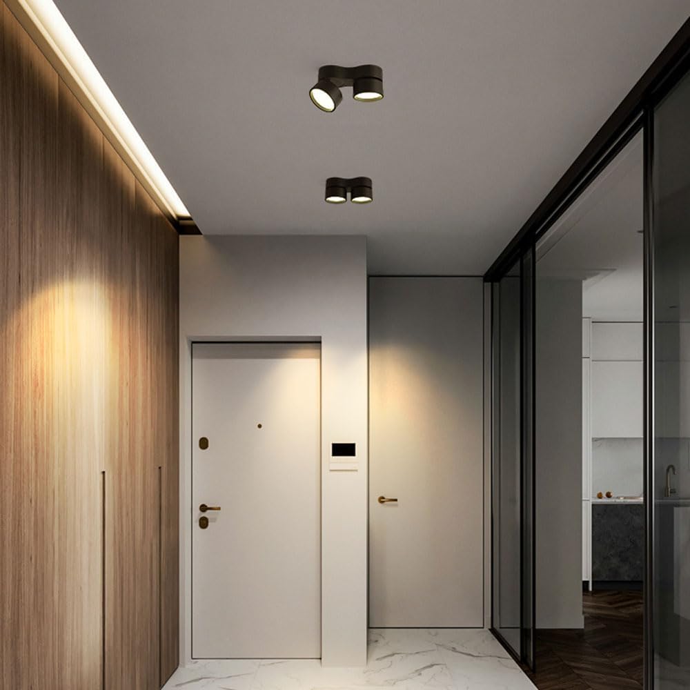 Flexible LED Spot Light with Surface Mount and Rotating Adjustment for Indoor Lighting