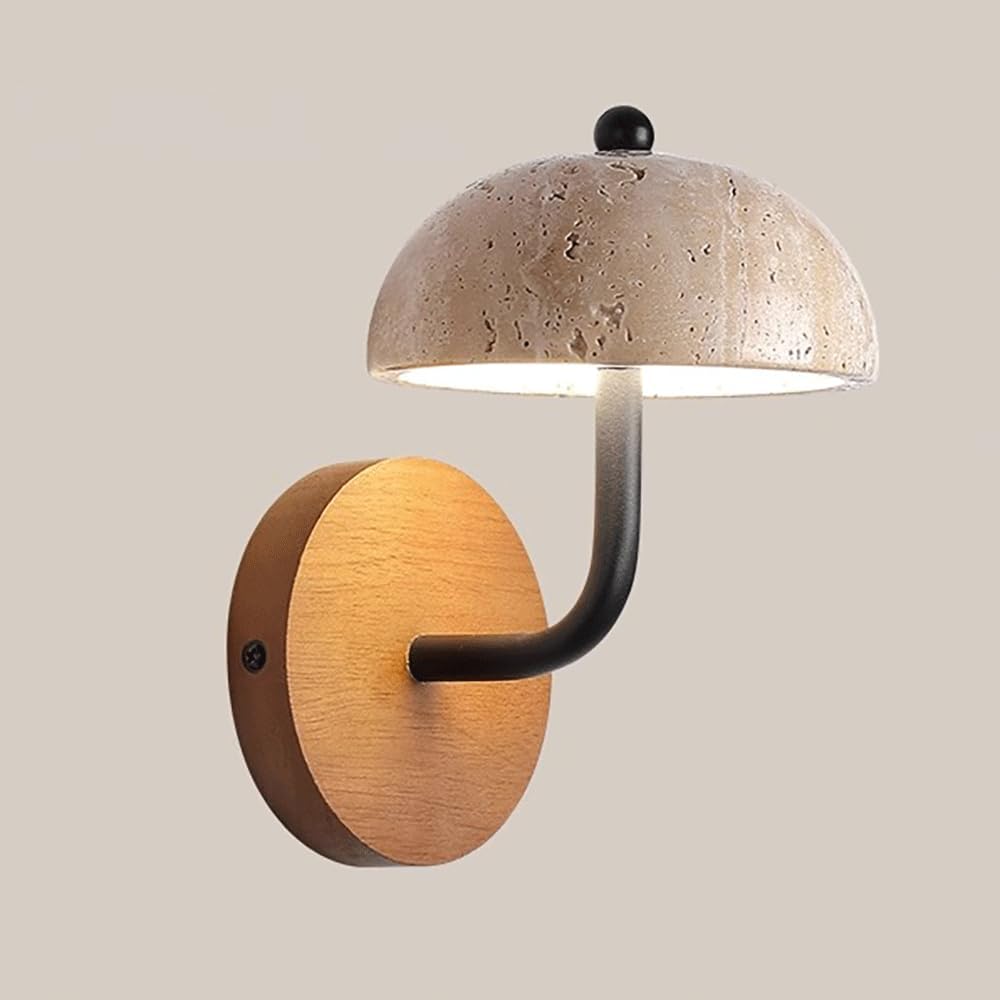 Simple Natural Stone Bedside Lamp for a Cozy Ambiance