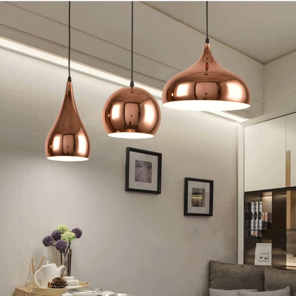 Suspension design rose gold de plusieurs formes