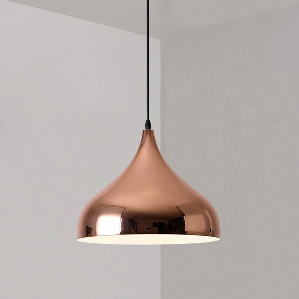 Suspension design rose gold de plusieurs formes