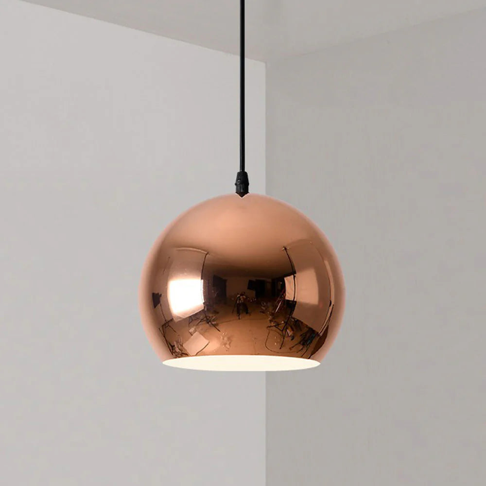 Suspension design rose gold de plusieurs formes